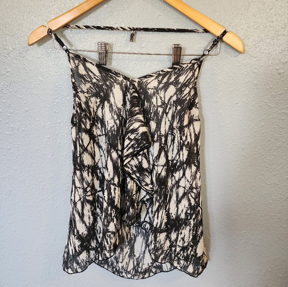Guess Black and White Blouse- Size Small